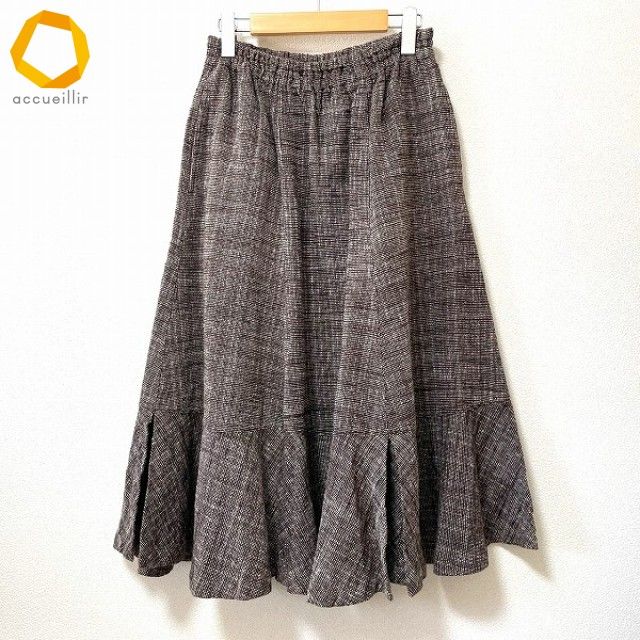 anc うさと USAATO スカート こげ茶 白系 フ レディース 979000