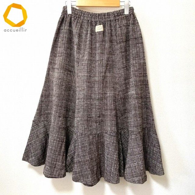 anc うさと USAATO スカート こげ茶 白系 フ レディース 979000