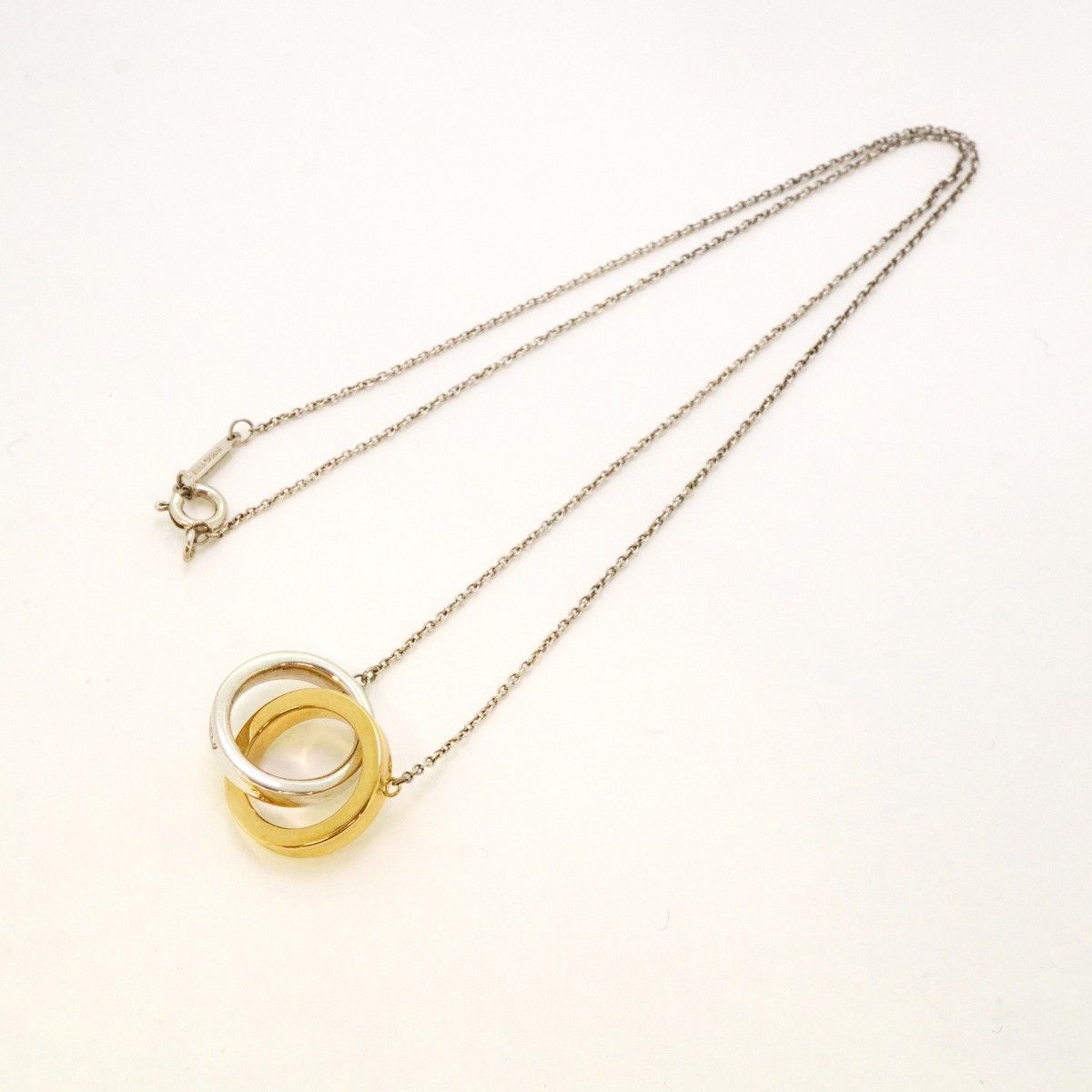 ☆SALE【5job0700】ティファニー ネックレス インターロッキング/1837