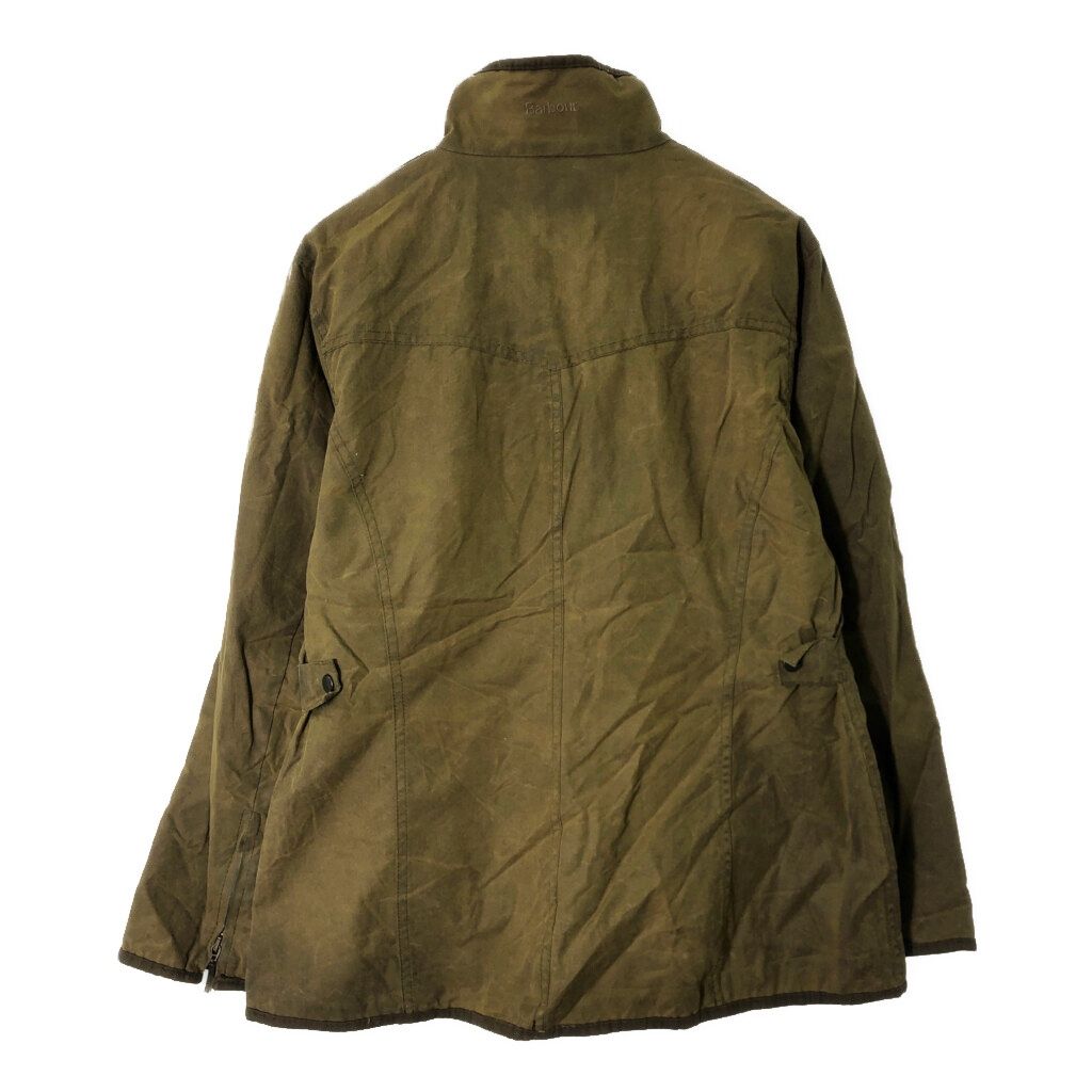 【再値下げ！Barbour 】バブアーアビーレディースＭグリーンオイルジャケ 再値下げ！Barbour 】バブアーアビーレディースMグリーンオイルジャケ