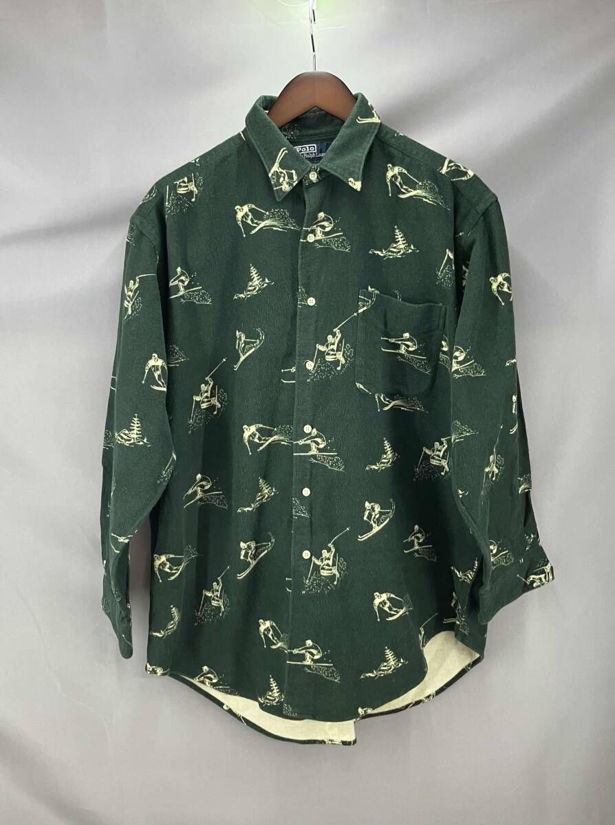 POLO RALPH LAUREN ポロ ラルフローレン 長袖シャツ HS RL YA 0685 グリーン 冬