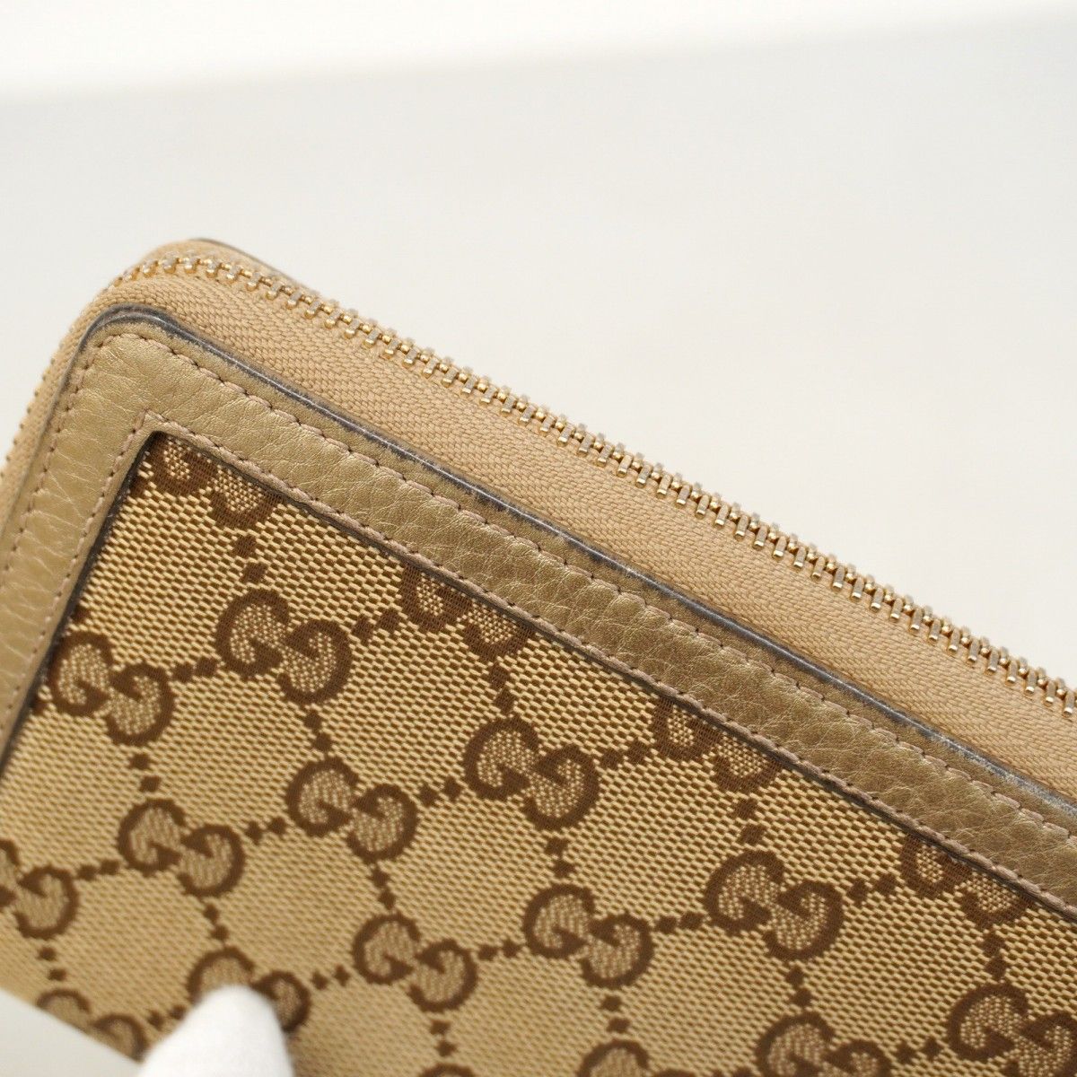 ★SALE【5of6517】グッチ 長財布 GGキャンバス/バンブー 269991 キャンバス ブラウン ベージュ シャンパンゴールド金具【中古】レディース ☆SALE【5of6517】グッチ 長財布 GGキャンバス/バンブー 269991