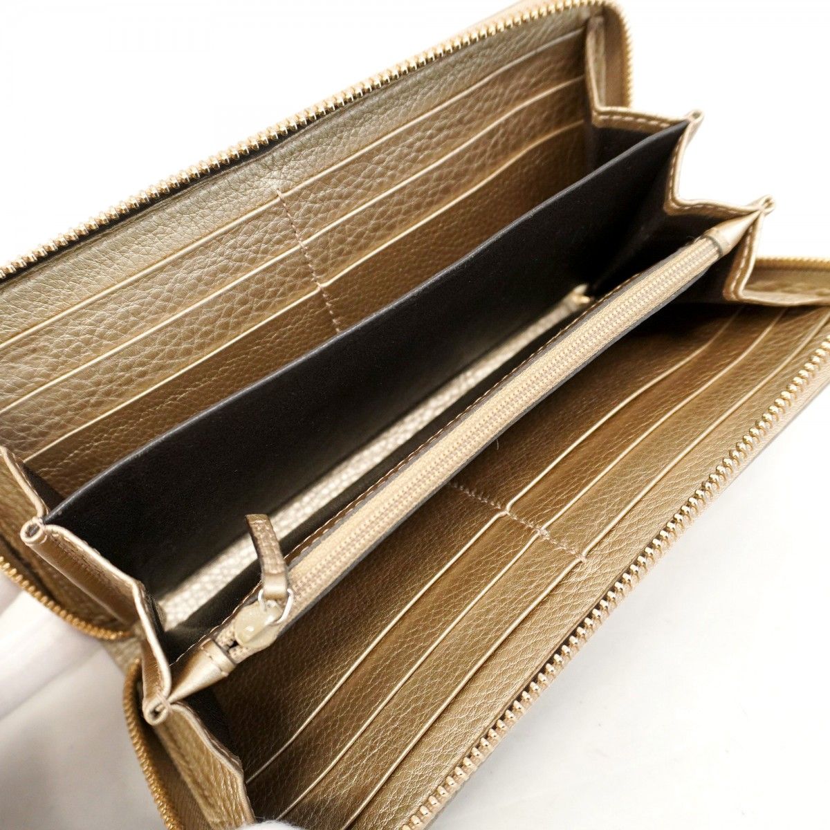 ☆SALE【5of6517】グッチ 長財布 GGキャンバス/バンブー 269991