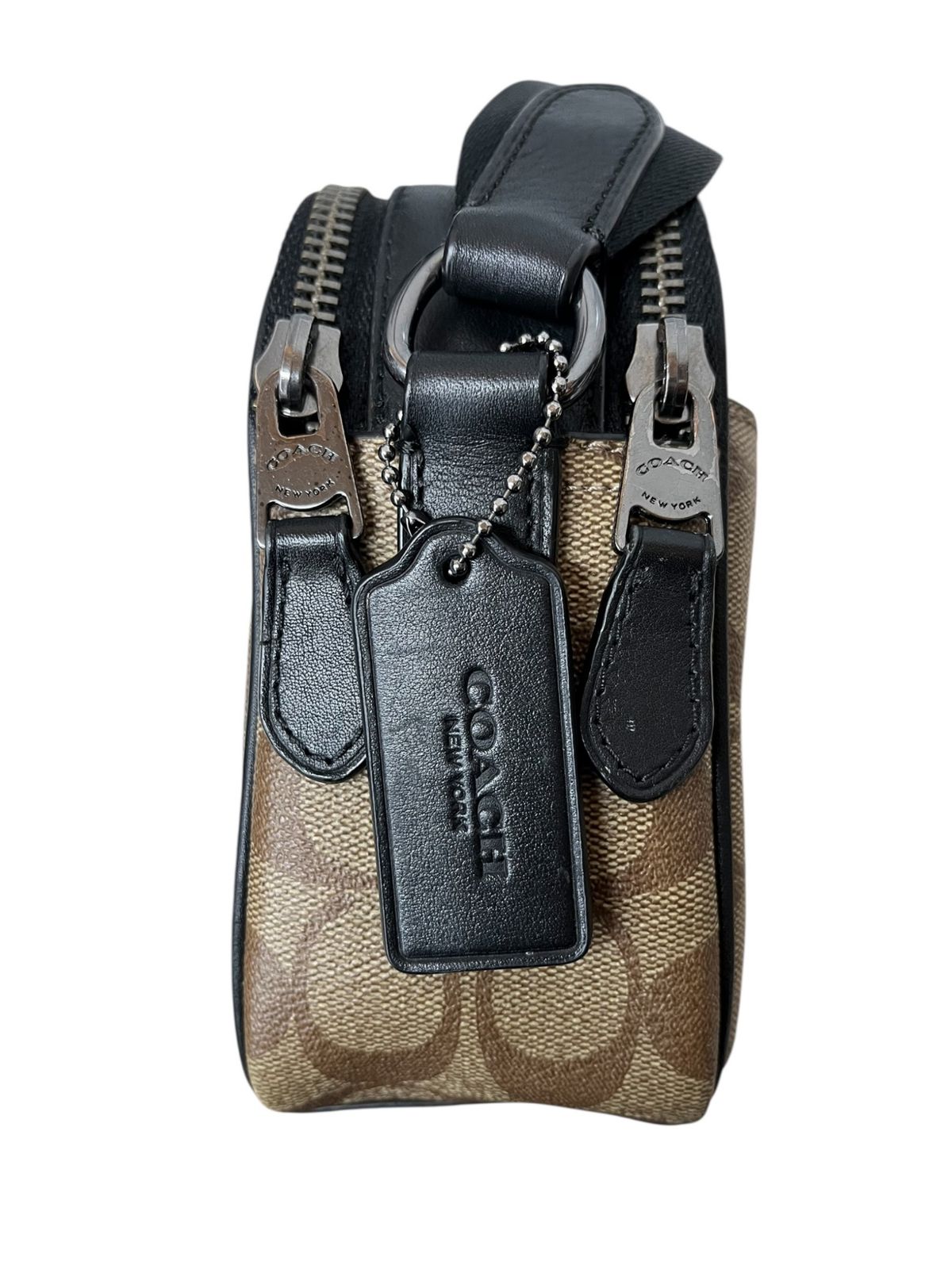 【purin3008】COACH ショルダーバッグ PVC×レザー COACH (コーチ) 購入 グラハム クロスボディ PVC レザー ショルダー