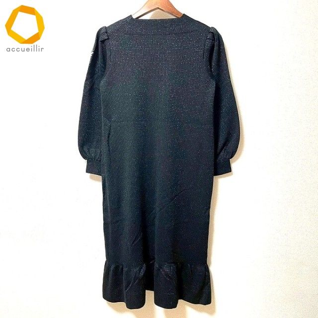 wnc サイトウトヨコ 斉藤都世子 ワンピース 黒 ニット ボーダー