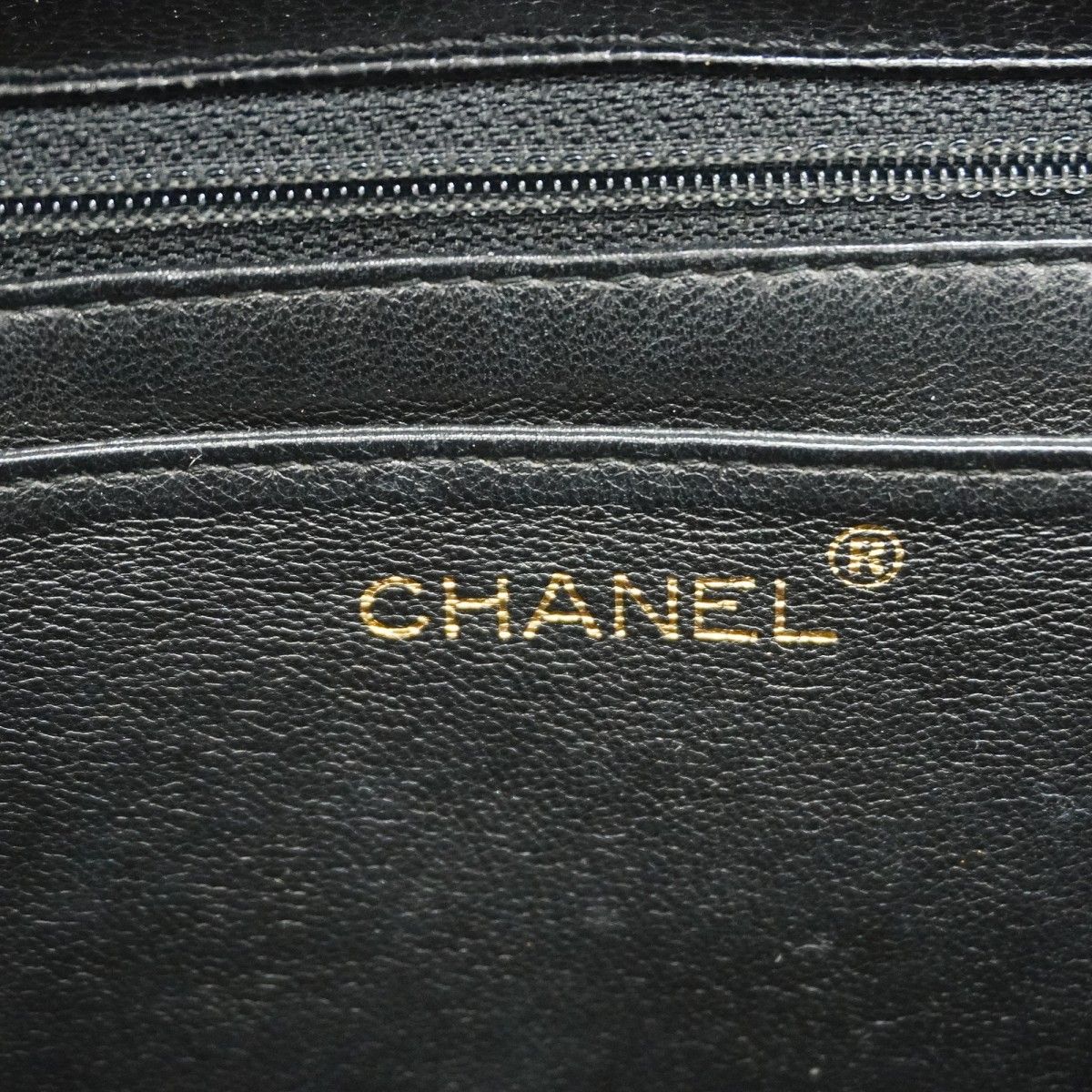 ★SALE【5of6596-h】シャネル ハンドバッグ マトラッセ キャビアスキン ブラック ゴールド金具【中古】レディース ☆SALE【5of6596-h】シャネル ハンドバッグ マトラッセ キャビアスキン