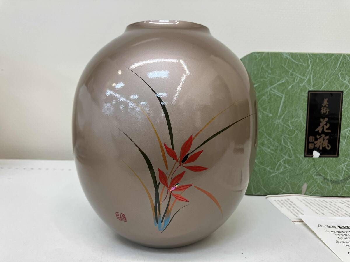 現状品 高岡銅器 花瓶 箱有り 伝統工芸 - メルカリ