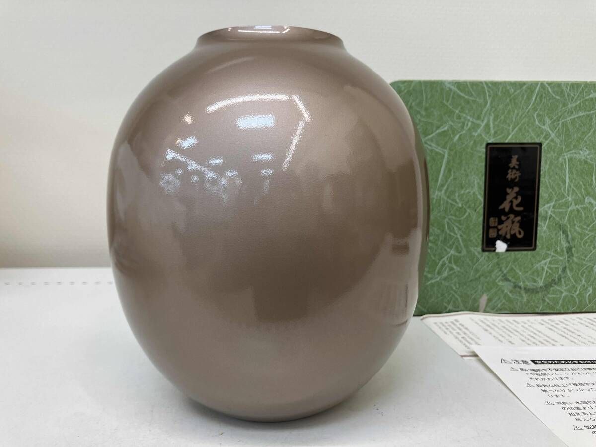 現状品 高岡銅器 花瓶 箱有り 伝統工芸 - メルカリ