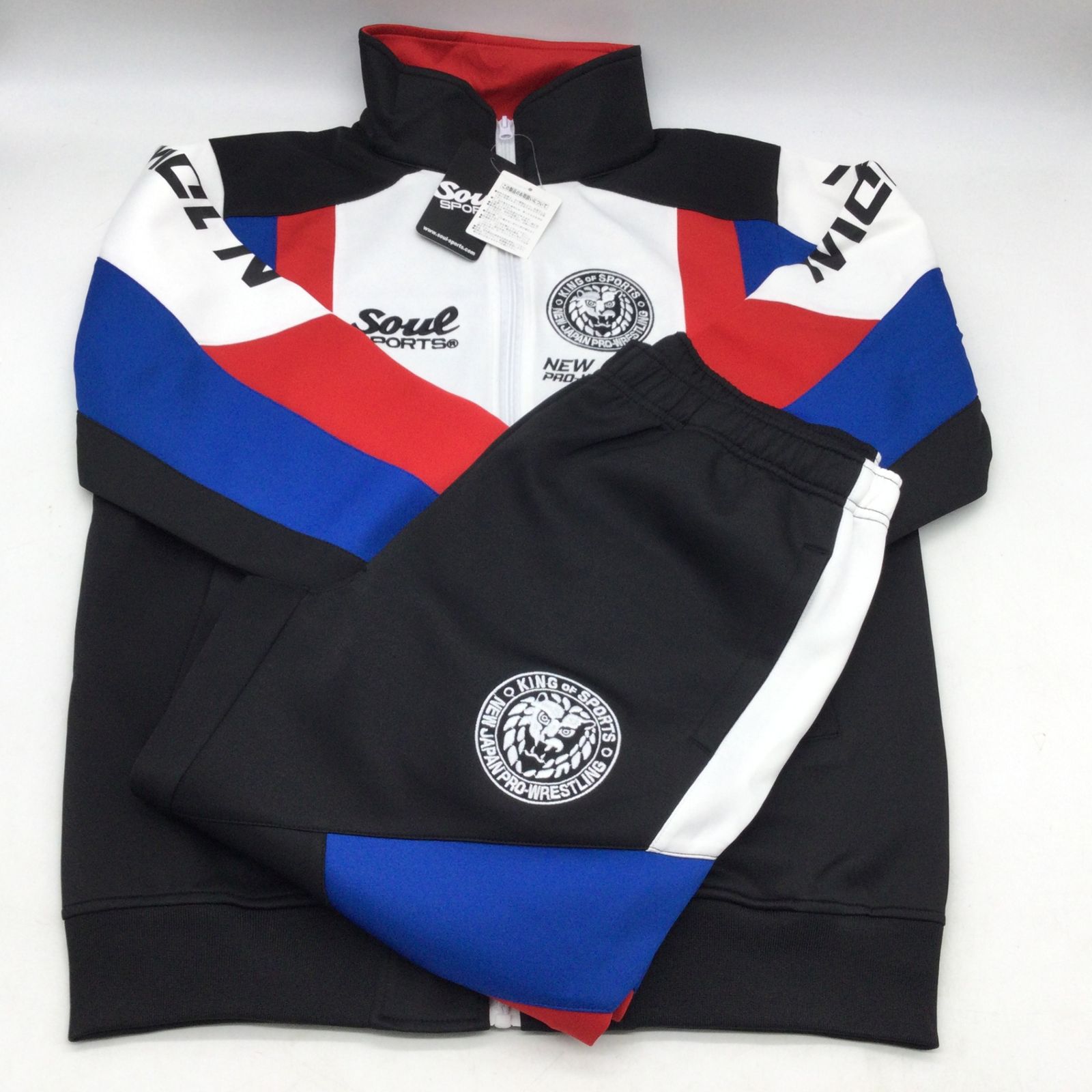 12157 【未使用】SOUL SPORTS × 新日本プロレス 2024 ジャージ 上下
