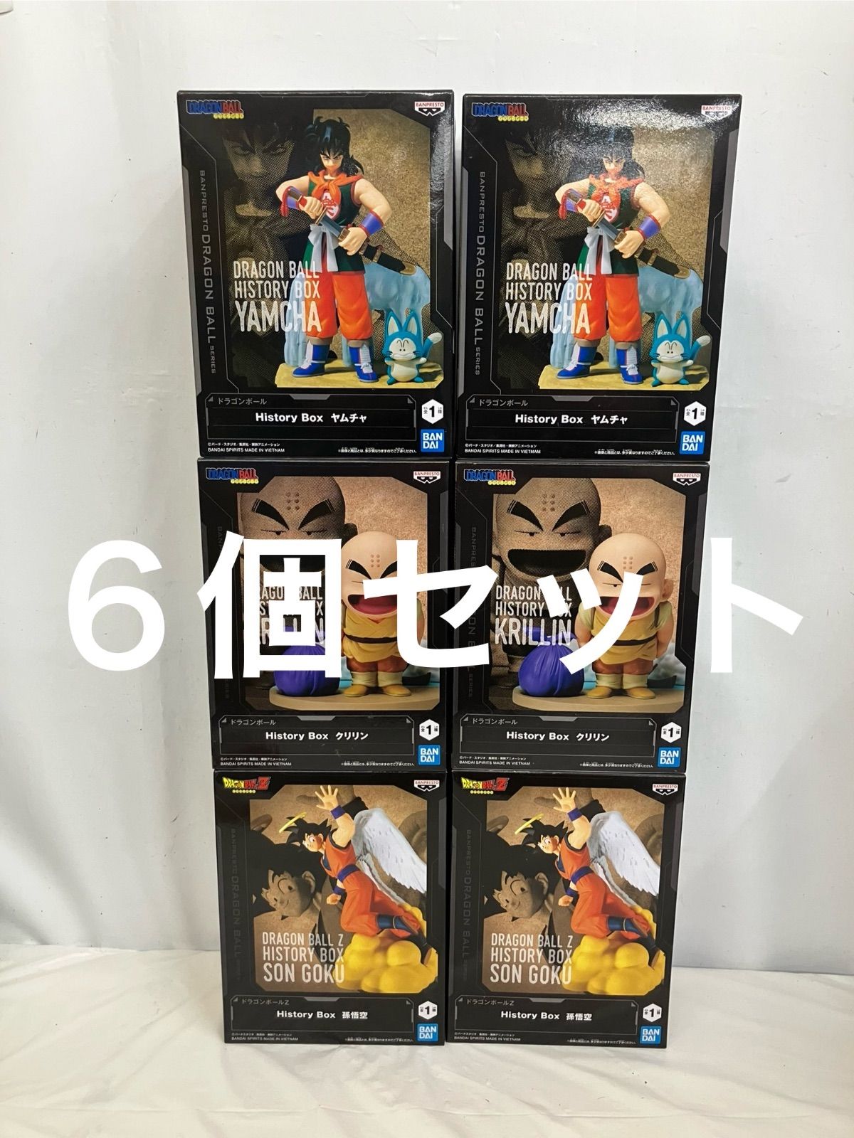 未開封 DRAGON BALL ドラゴンボール History Box フィギュア 6個