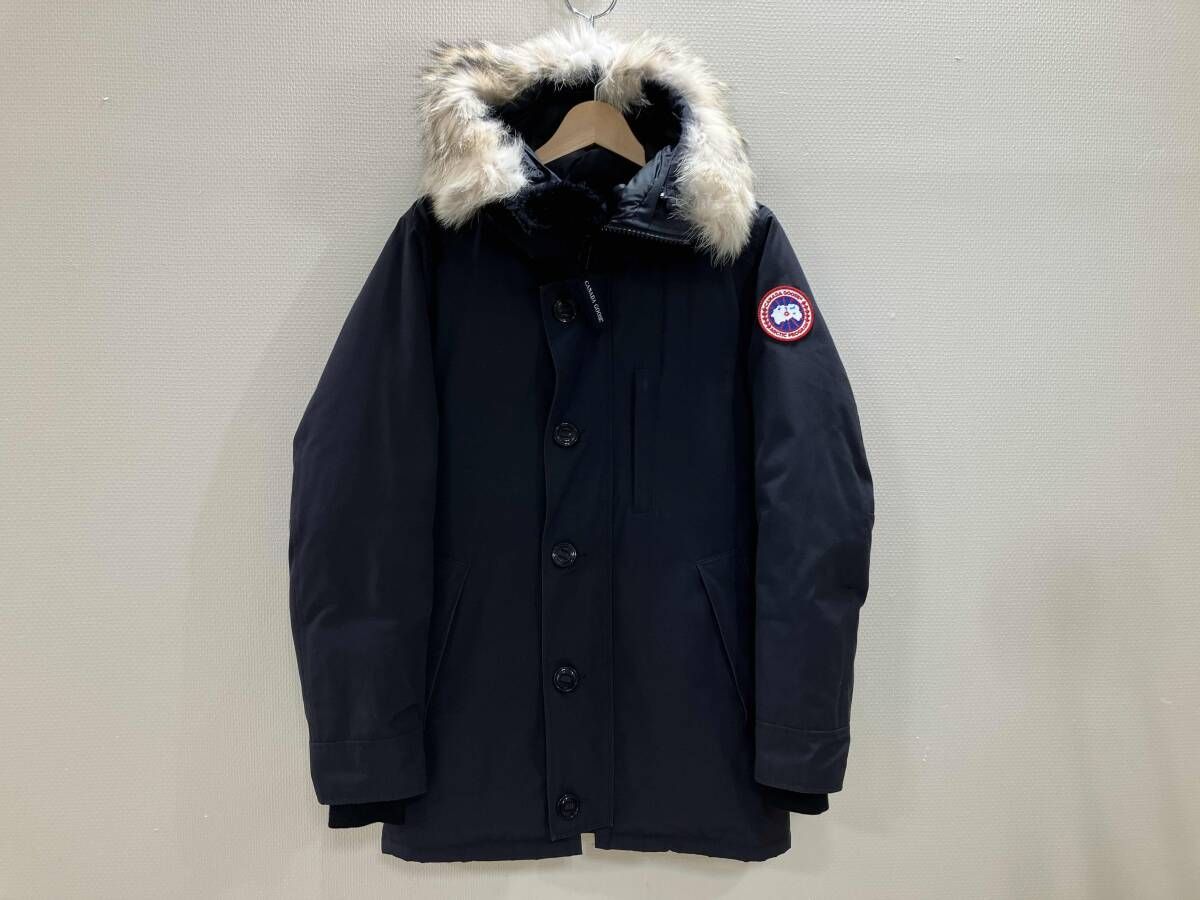 CANADA GOOSE カナダグース ダウンハーフコート ダウンコート ダウンジャケット S P NAVY MARINE SIZE LA TAILLE 冬