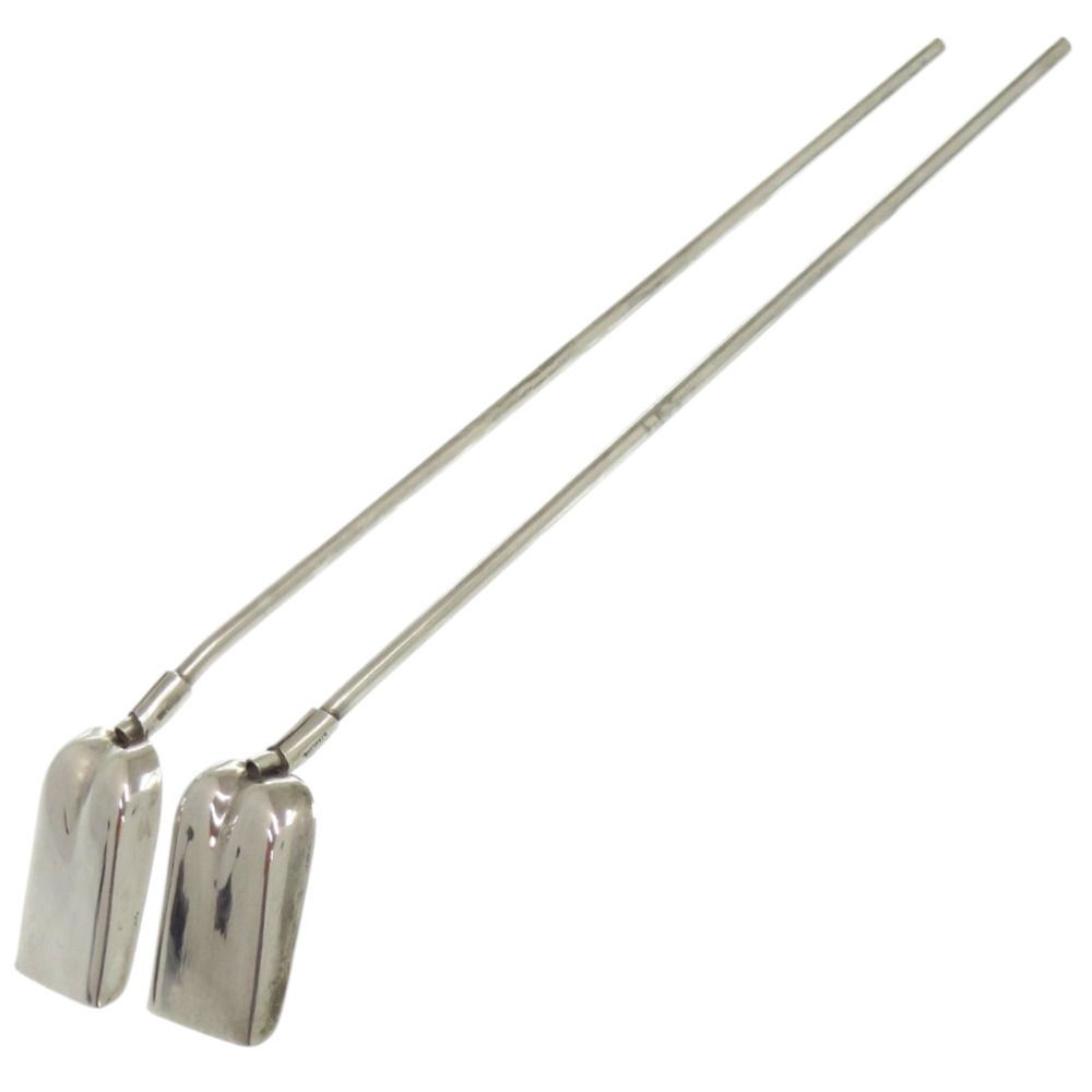 ティファニー 2本セット ストロー マドラー スコップ スターリングシルバー シルバー 食器 1342 TIFFANY-Co