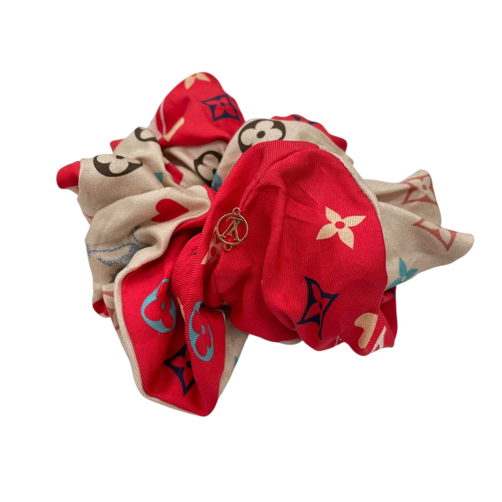 ☆EM1251 LOUIS VUITTON ルイヴィトン シュシュ ヘアゴム M77398