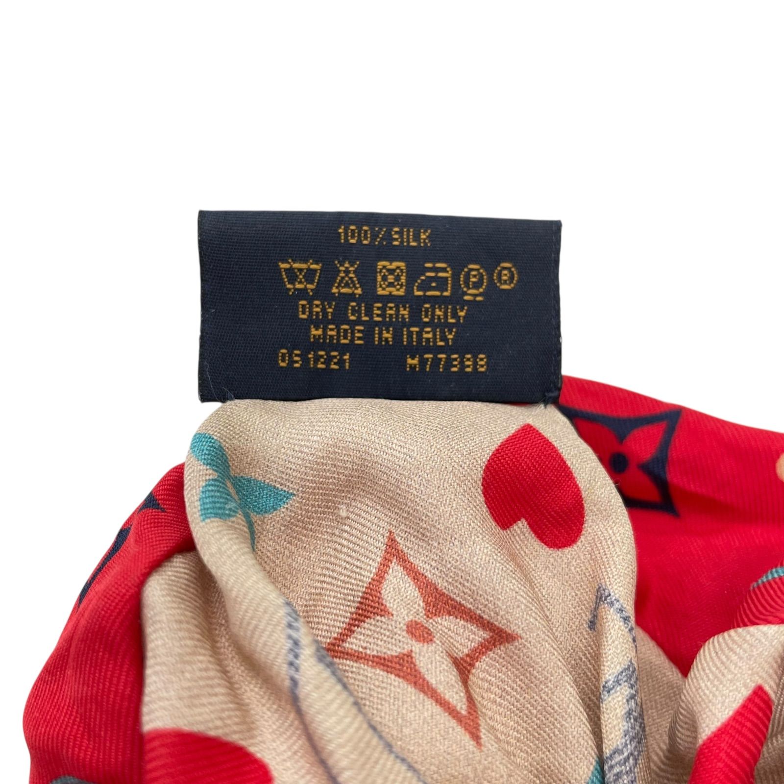 ☆EM1251 LOUIS VUITTON ルイヴィトン シュシュ ヘアゴム M77398