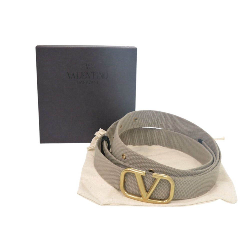 未使用 ヴァレンティノ ガラヴァーニ Vロゴ ベルト TY0T0R45TIB