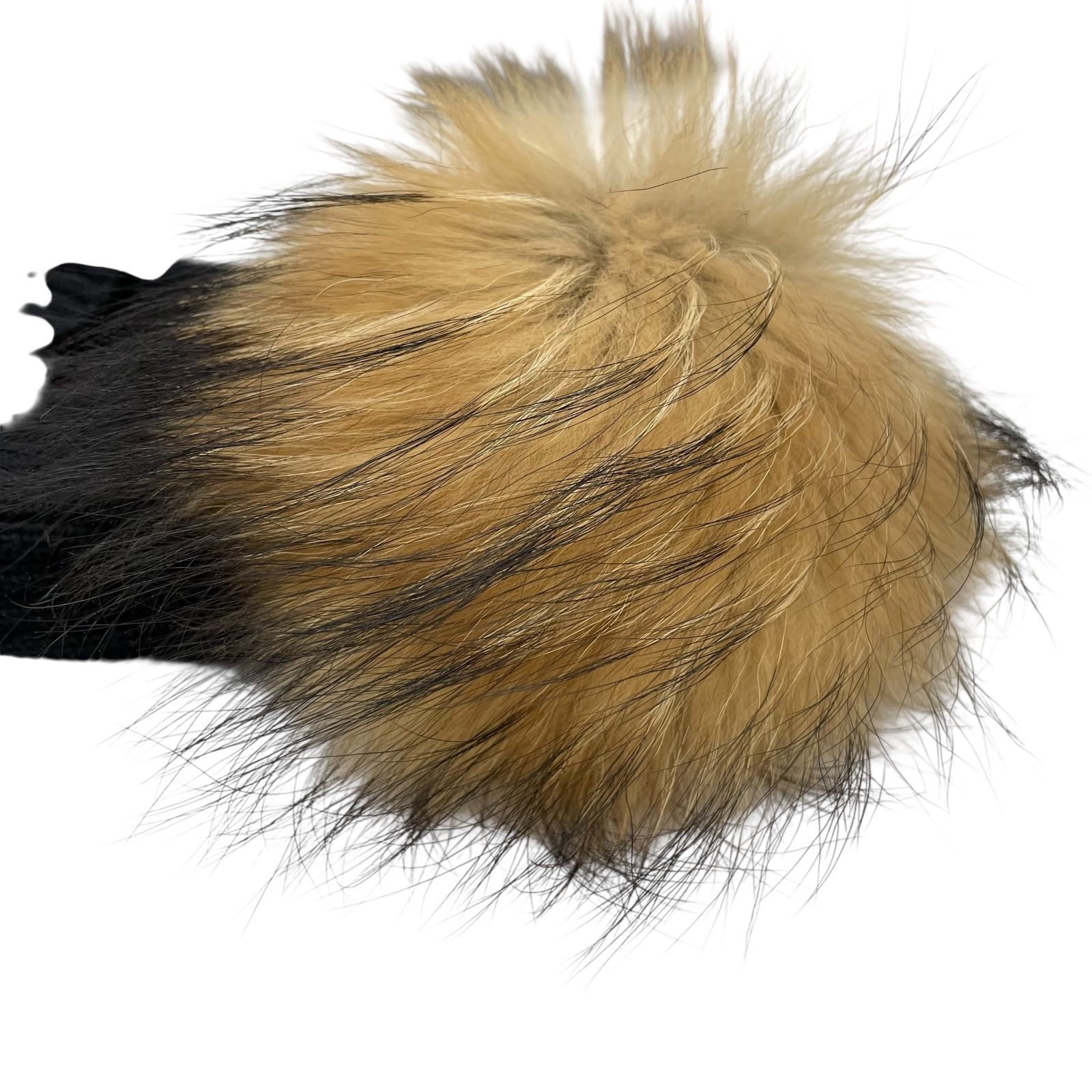 ポンポンファー ニット帽