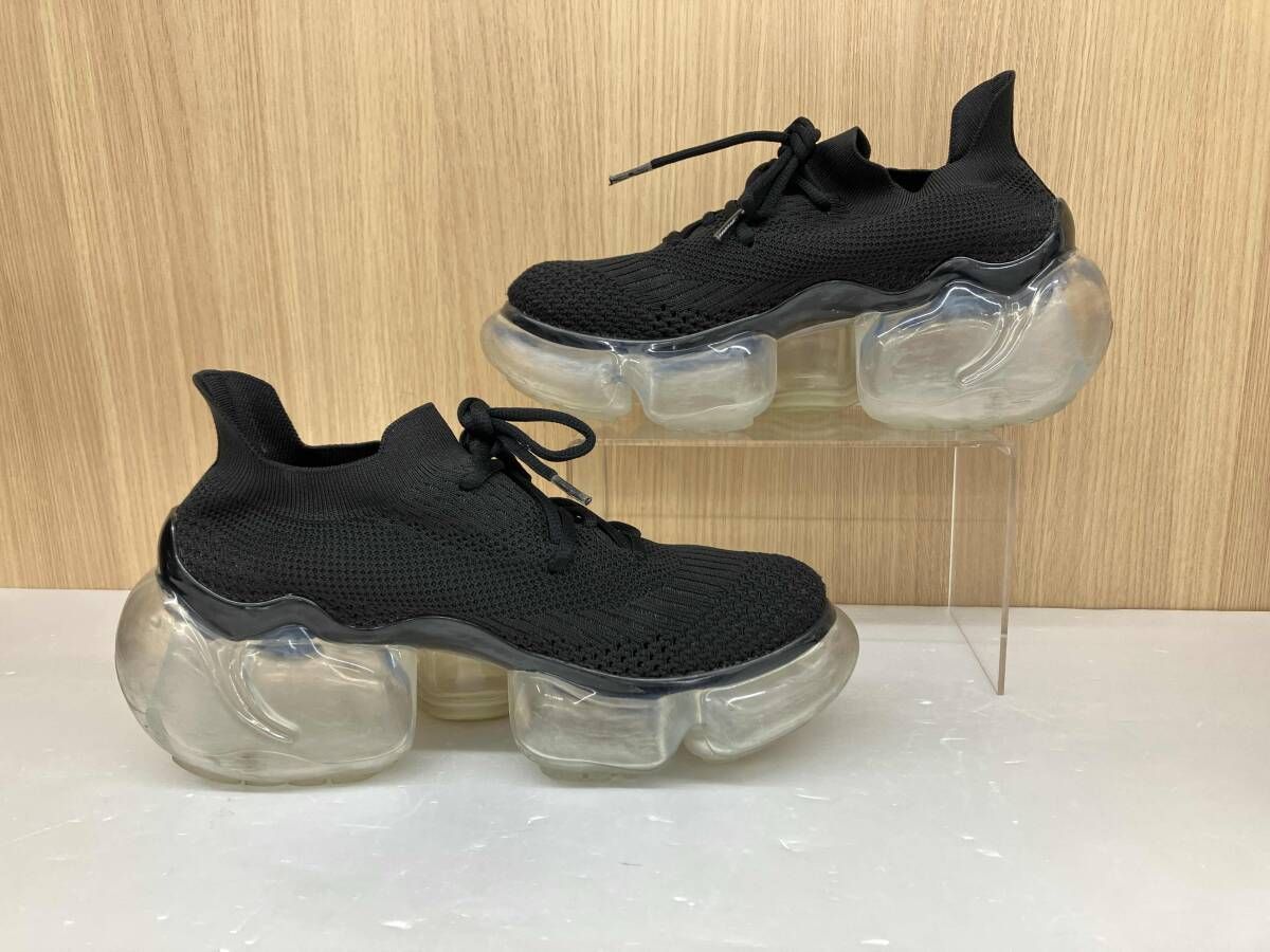 grounds グラウンズ MOOPIE スニーカー 26 ショップ ブラック 通年