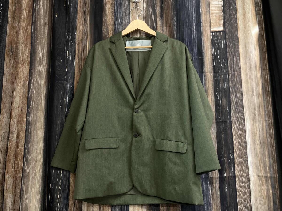 Dulcamara ドゥルカマラ ウールテーラードジャケット グリーン 0