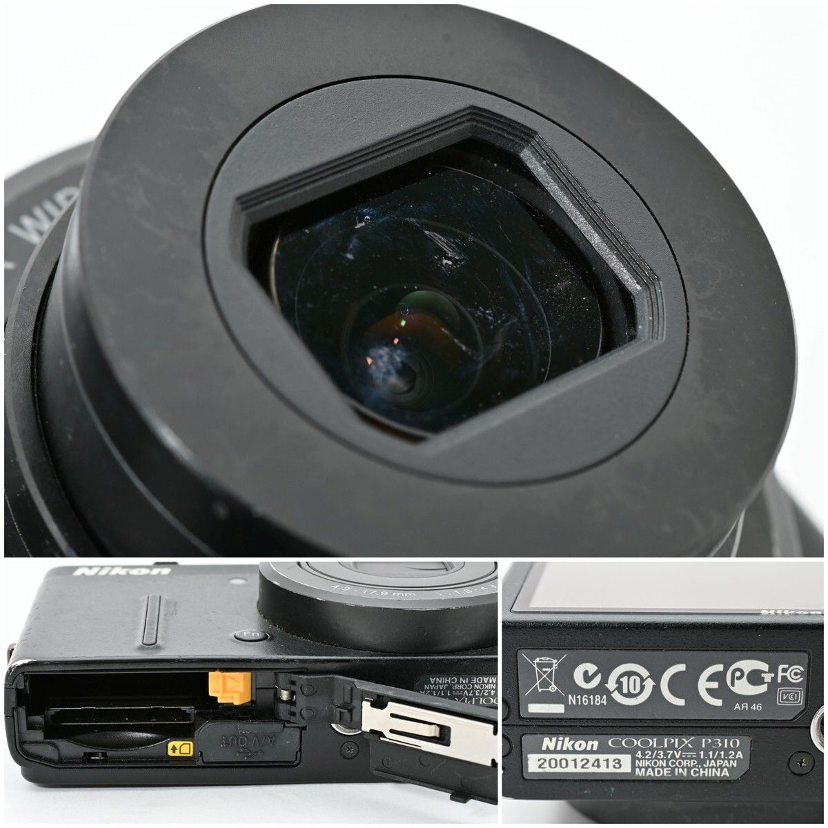 1086＜並品＞ Nikon デジタルカメラ COOLPIX (クールピクス) P310