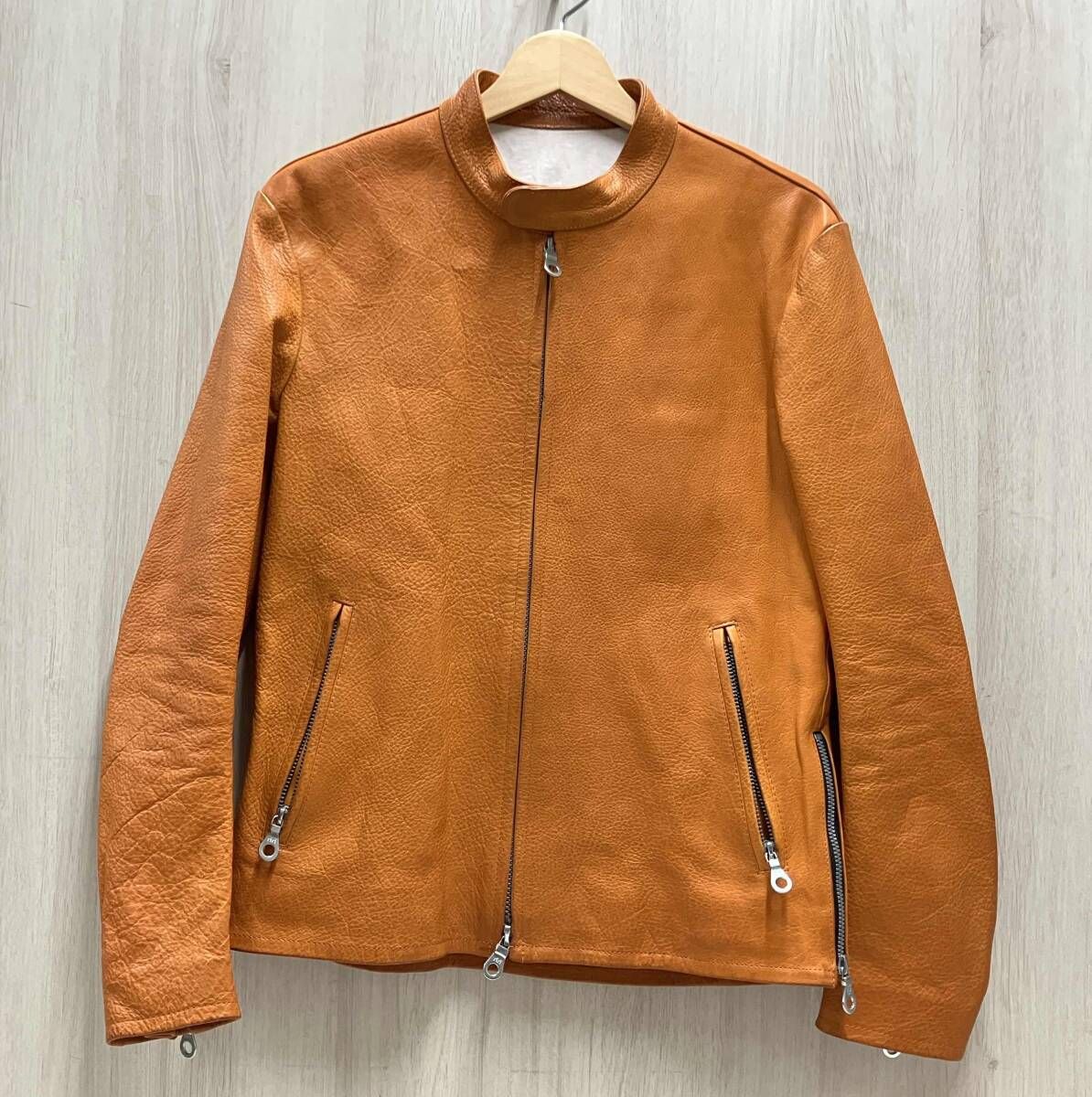 BACKLASH シングルライダース サイズ表記1 ジャケット オレンジ系