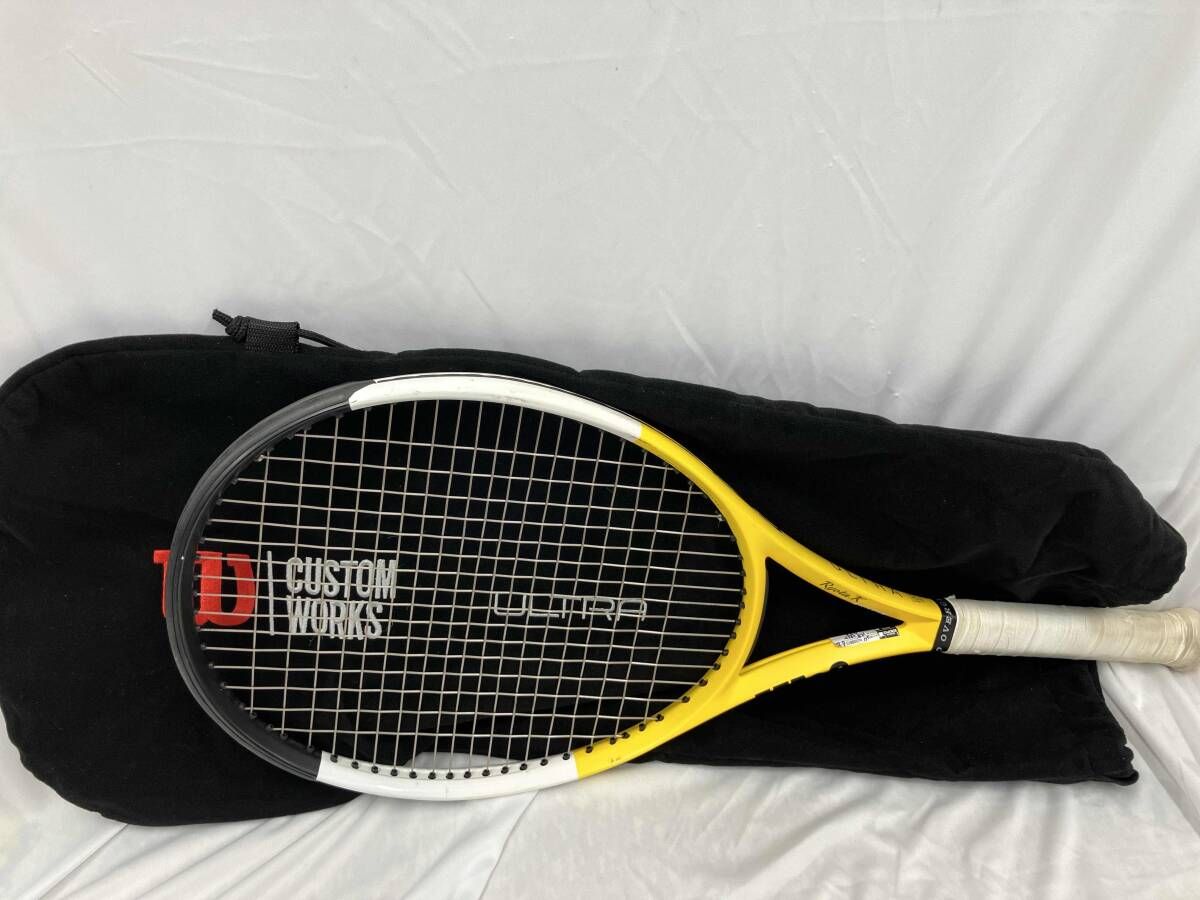 Wilson ウィルソン ULTRA 100 Ⅴ3 0 カスタム テニスラケット 収納袋付き