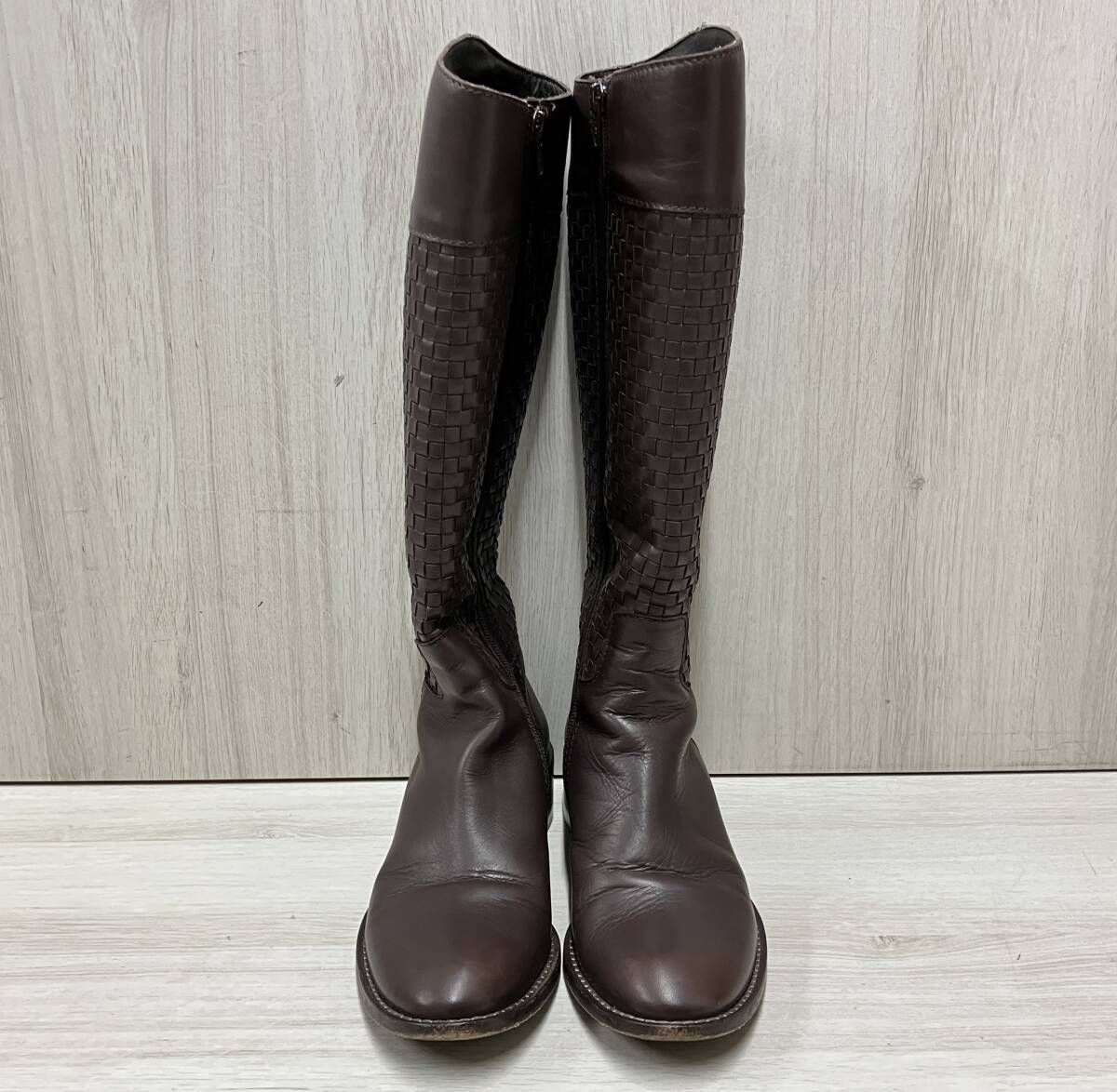  MaxMara サイズ表記36 ロングブーツ ブラウン 茶色 マックスマーラ その他 小物