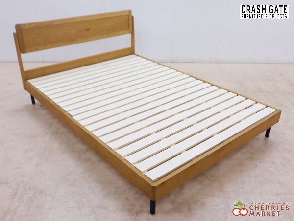 CRASH GATE クラッシュゲート ハント ベッド フラットタイプ ダブルベッド ベッドフレーム 11万