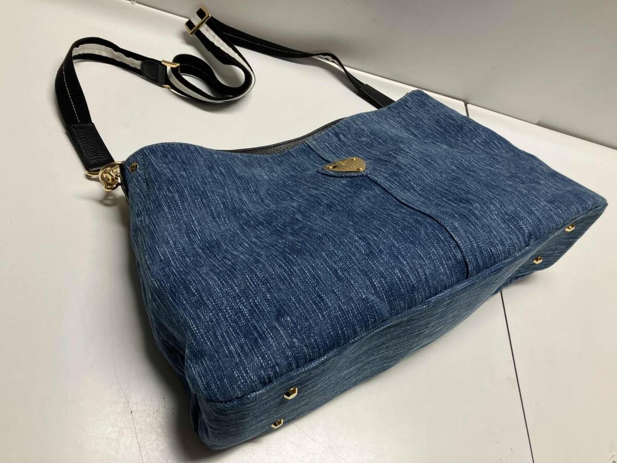 ATAO アタオ ショルダーバッグ 2way / デニム生地・ブルー - メルカリ