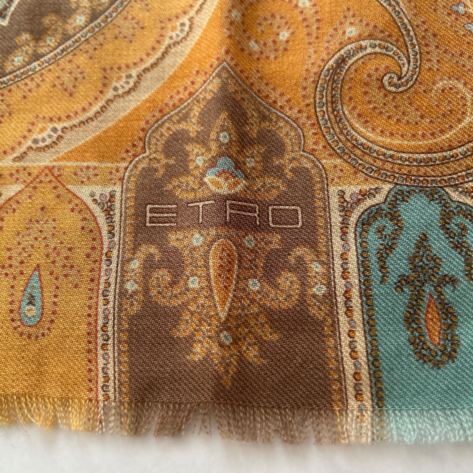 ETRO エトロ 大判スカーフ ストール マフラー ペイズリー柄 美品