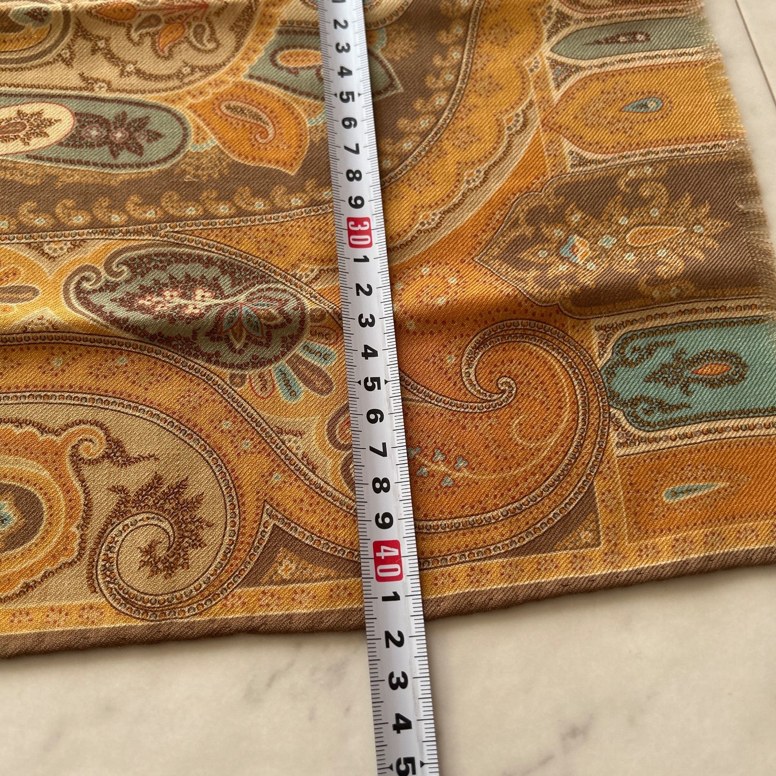 ETRO エトロ 大判スカーフ ストール マフラー ペイズリー柄 美品