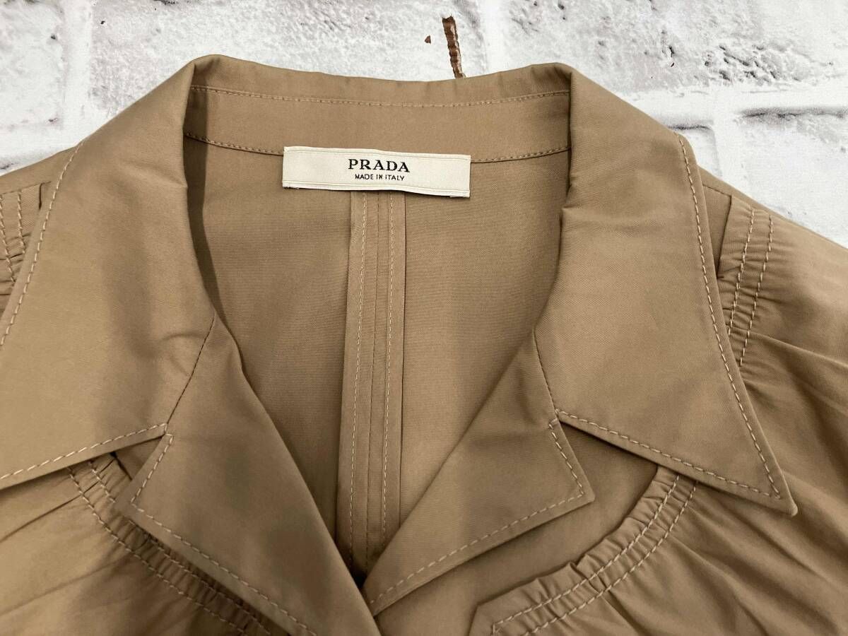  PRADA Cotton ジャケット ベージュ サイズ42 ブレザー プラダ 2007 3937 その他 ジャケット アウター