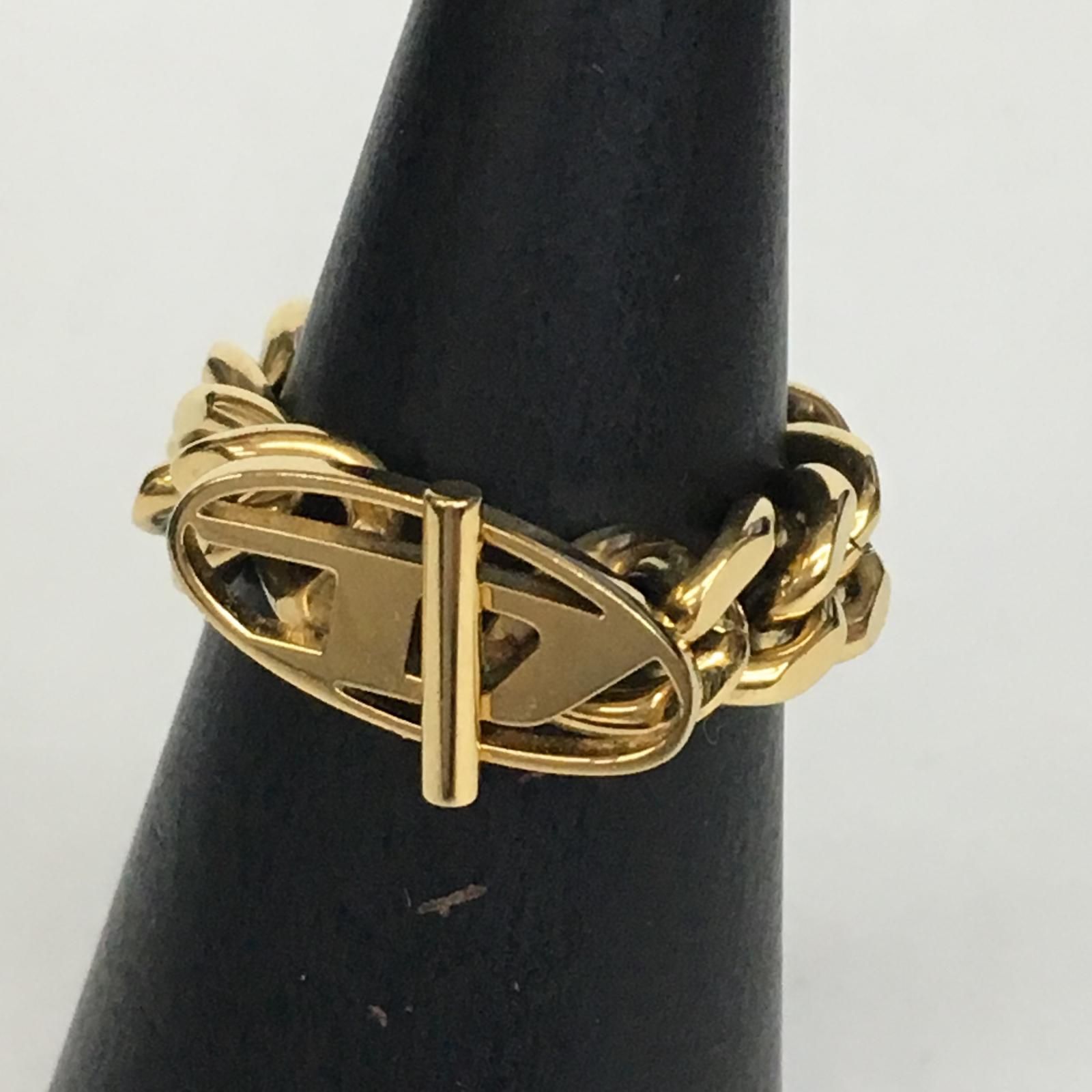 DIESEL ディーゼル リング 指輪 ロゴチェーンﾘﾝｸﾞ 134