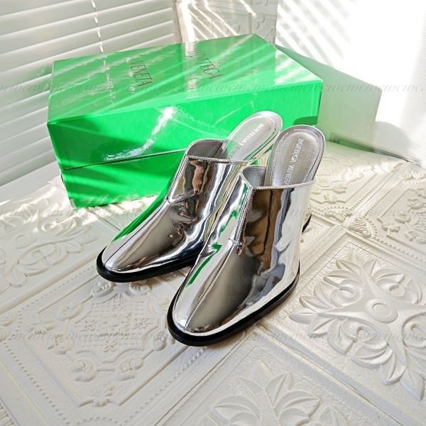  ギフト包装無料 ボッテガ 輝くエレガント優雅なチャチャミュール レディース女性プレゼントギフトショップ袋付き お祝い プレゼント ミュール サンダル ミュール