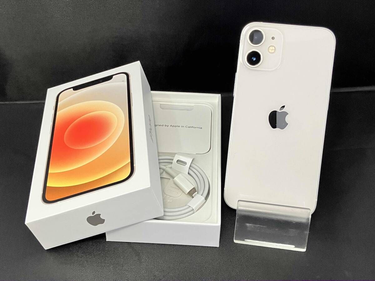 docomo【SIMロック解除済み】MGDM3J/A iPhone 12 Mini 128GB ホワイト