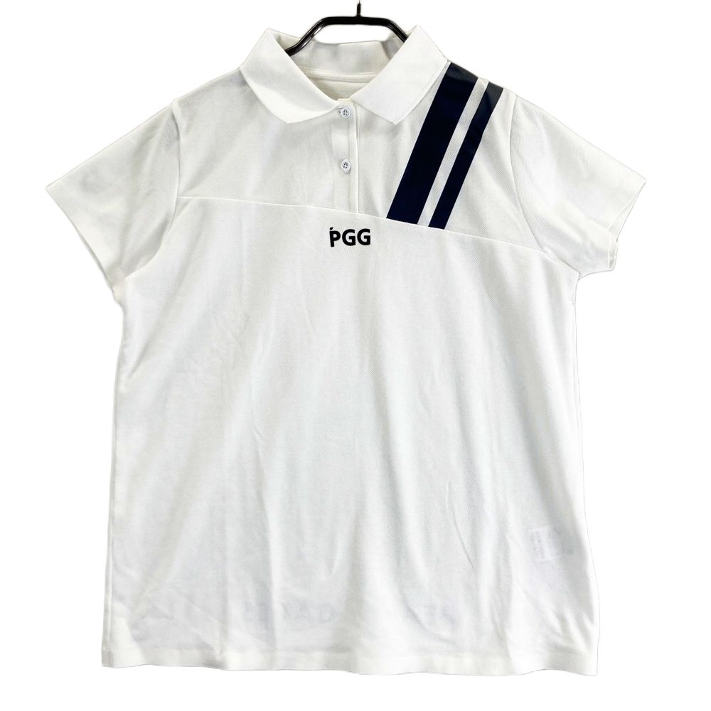 サイズ：0 PGG PEARLY GATES パーリーゲイツ 半袖ポロシャツ ホワイト