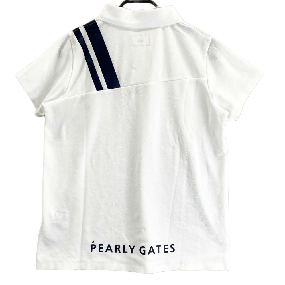 サイズ：0 PGG PEARLY GATES パーリーゲイツ 半袖ポロシャツ ホワイト