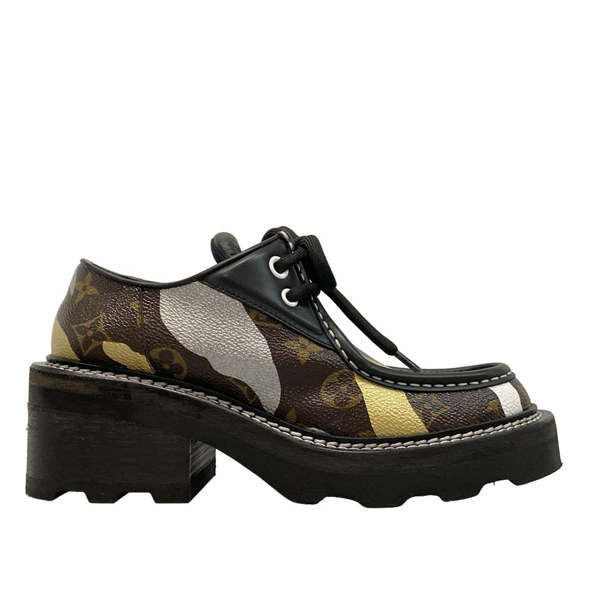 ルイヴィトン シューズ 36 1/2 レディース LVボブール・ライン