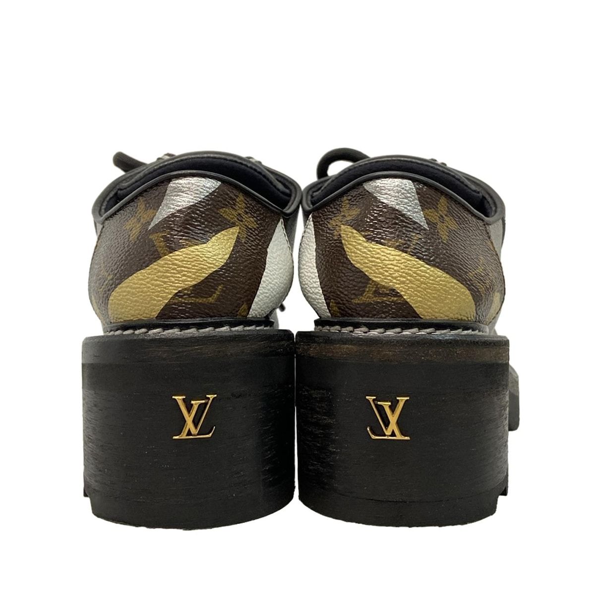 ルイヴィトン シューズ 36 1/2 レディース LVボブール・ライン