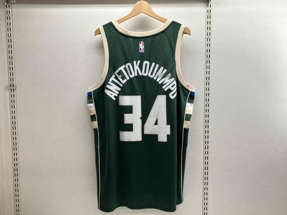 NIKE ナイキ NBA ミルウォーキー バックス ヤニス アデトクンボ 34 バスケットボールウエア タンクトップ DN 2012-323 サイズ L