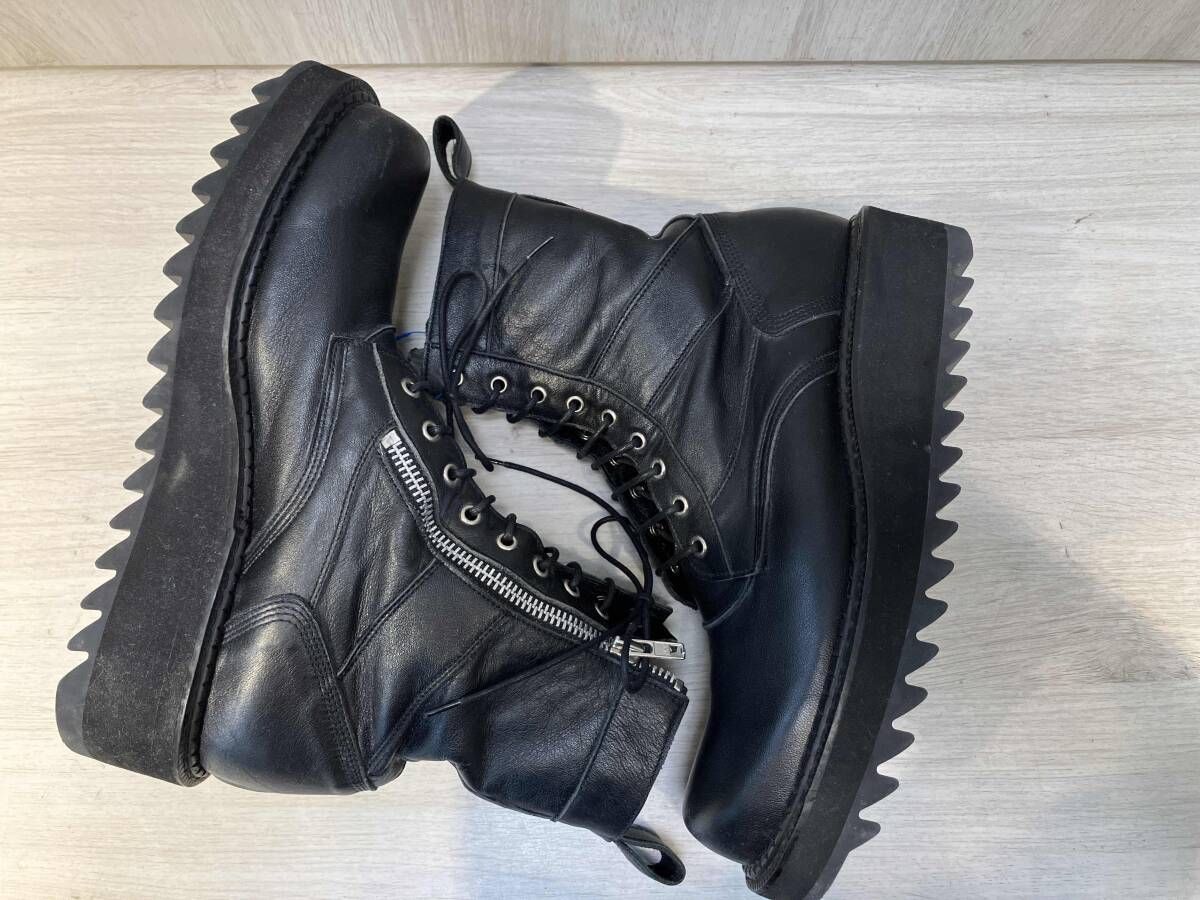  ショートブーツ DAVID STONE その他ブーツ BLK コンバットブーツ 0041 BTS その他 ブーツ 革靴