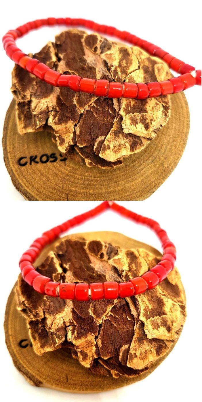 rym-286 アンティークビーズブレスレット手首のサイズ17ｃｍの方 ネックレス ブレスレット