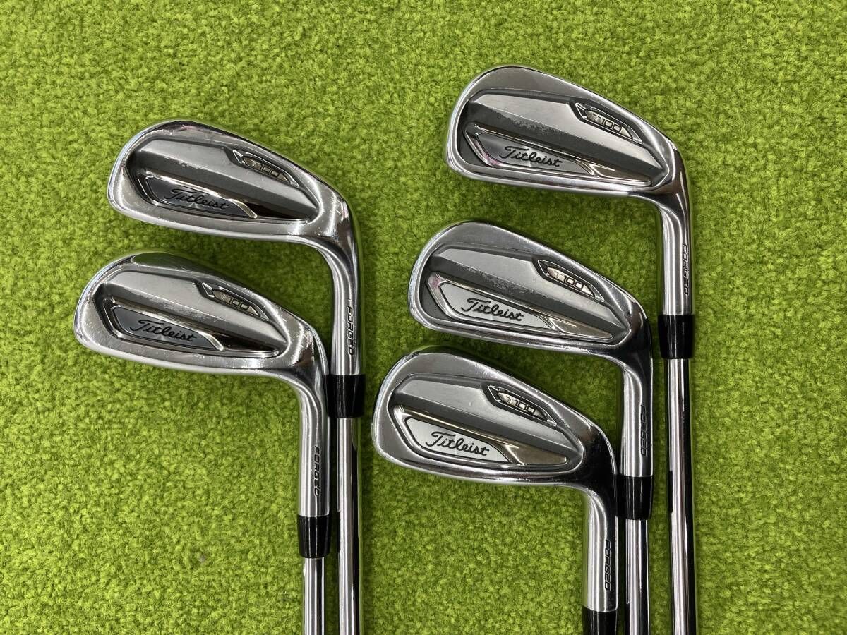 アイアンセット タイトリスト T 100 FORGED 5本 6 7 8 9 P 46° FLEX S AMT 200 TOUR WHITE TITLEIST ゴルフ