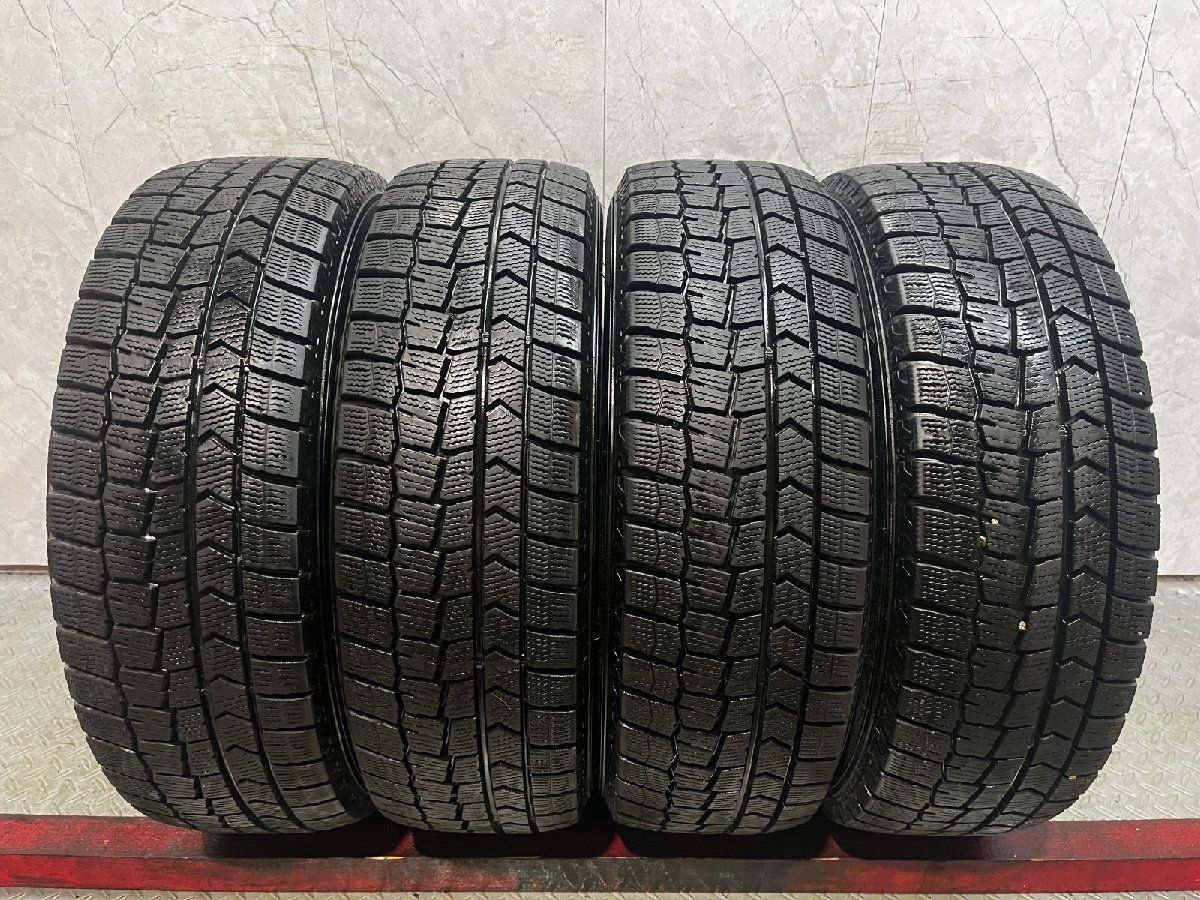 DUNLOP WM 02 185 65 R 15 15インチ スタッドレス 4本 21年製 バリ溝 ウィングロード アクア ノート デミオ フリード等 MTS 511
