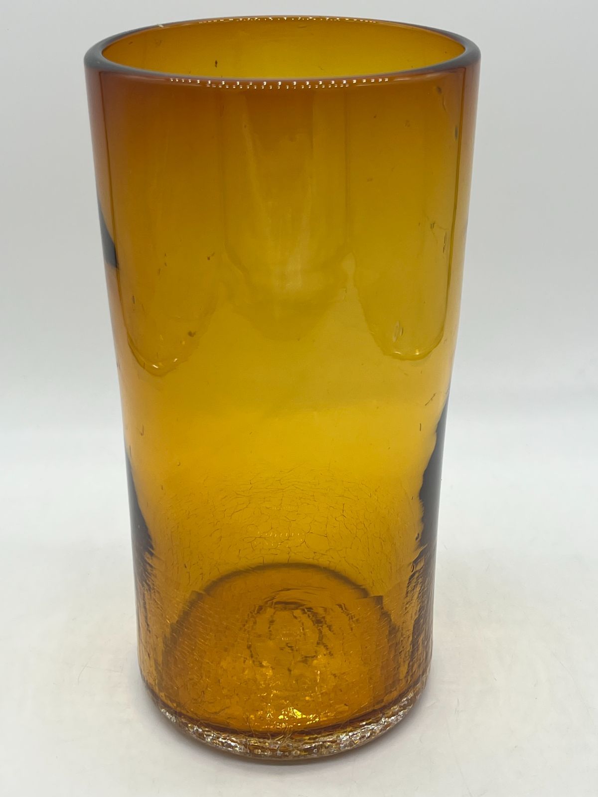 花瓶 アンバー色 アンバー 琥珀色 インテリア アンティーク 飾り 昭和