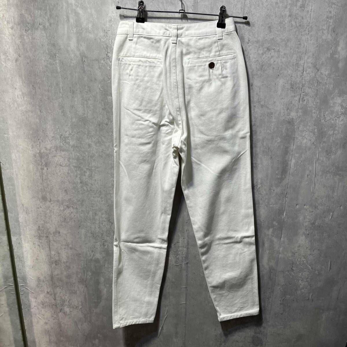 archive COMME des GARCONS straight pants ストレートパンツ ホワイト コムデギャルソン