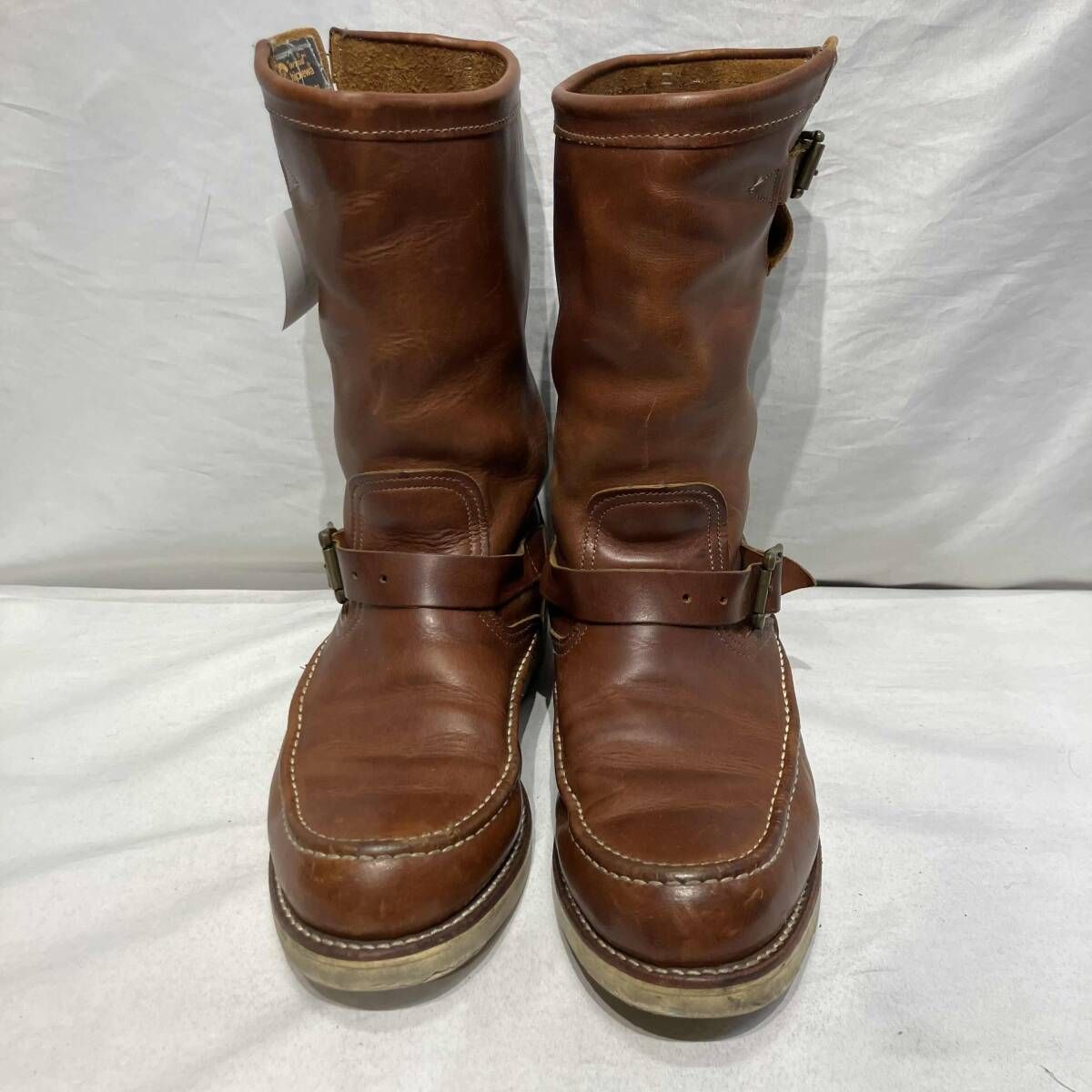 モックトゥエンジニアブーツ 97877 ブラウン チペワ