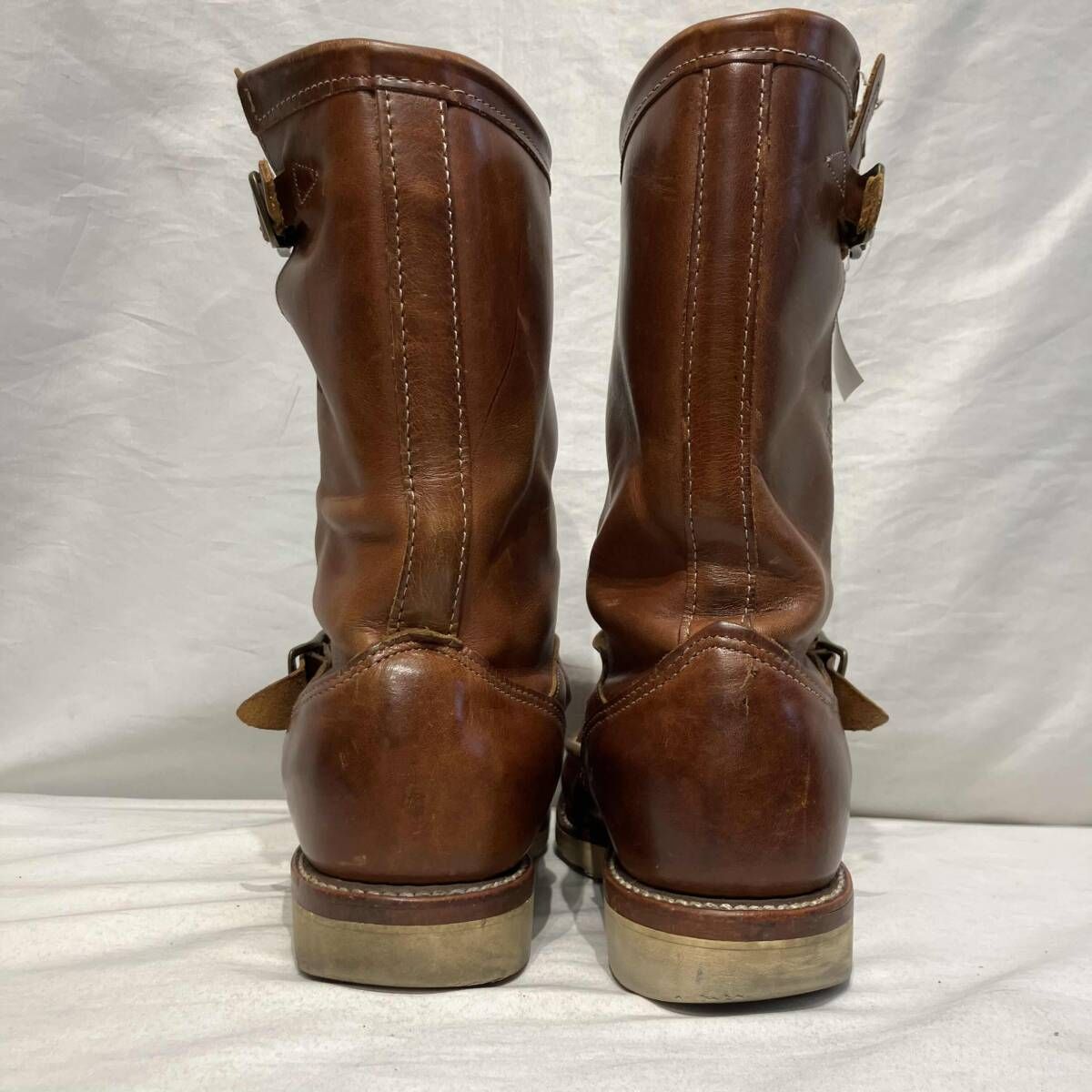 モックトゥエンジニアブーツ 97877 ブラウン チペワ