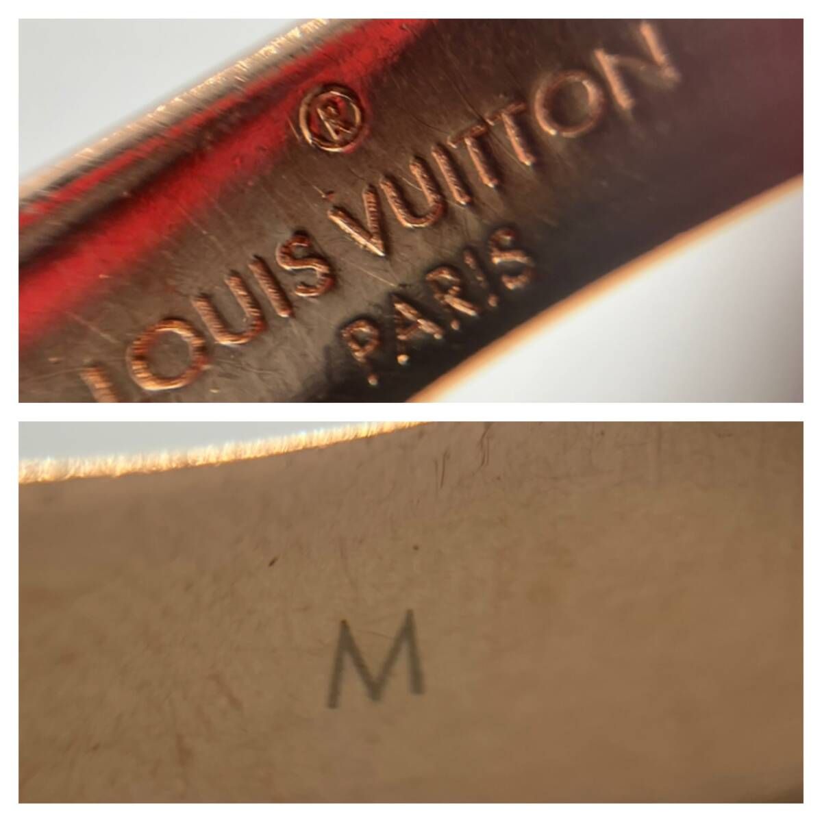 LOUIS VUITTON ルイヴィトン LE 2283 カフナノグラム イエローゴールド バングル ブレスレット Mサイズ