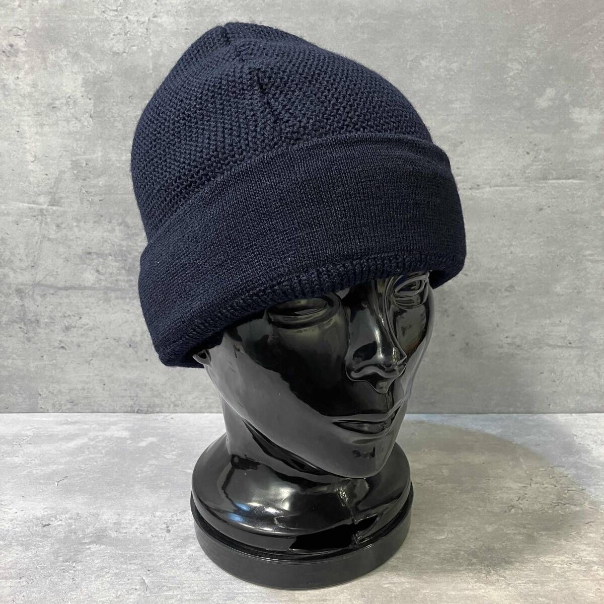 Maison Margiela knit beanie ニットビーニー ネイビー メゾンマルジェラ