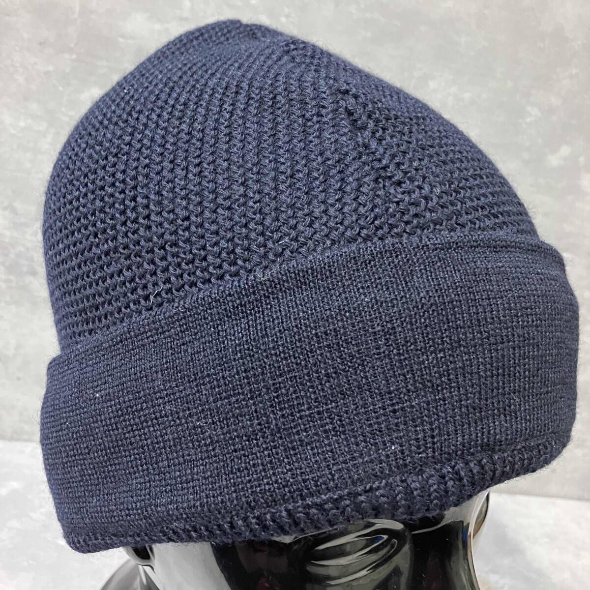 Maison Margiela knit beanie ニットビーニー ネイビー メゾン